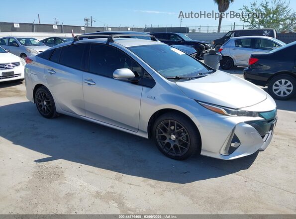 JTDKARFP3H3001278 2017 TOYOTA PRIUS PRIME Серебряный Передняя правая четверть