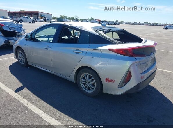 JTDKARFP3H3032093 2017 TOYOTA PRIUS PRIME Серебряный Задняя левая четверть
