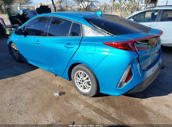 JTDKARFP5J3095363 2018 TOYOTA PRIUS PRIME Blue Tył lewy