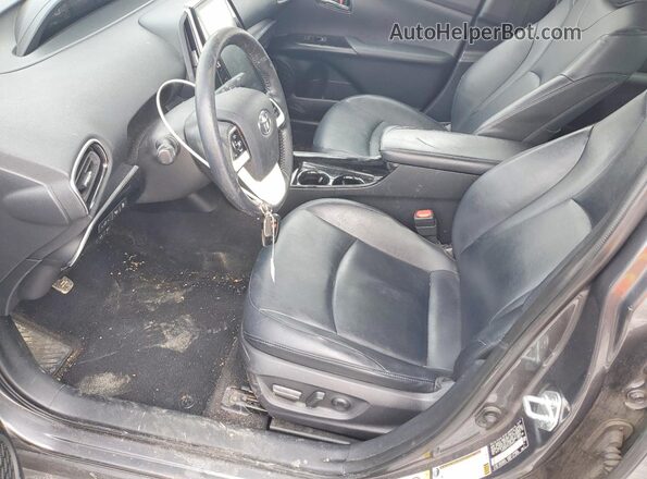 JTDKARFP5J3098005 2018 TOYOTA PRIUS Gray Widok wnętrza z przodu