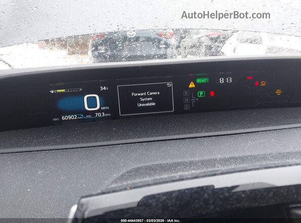 JTDKARFP8K3116045 2019 TOYOTA PRIUS PRIME Серый Вид задних сидений