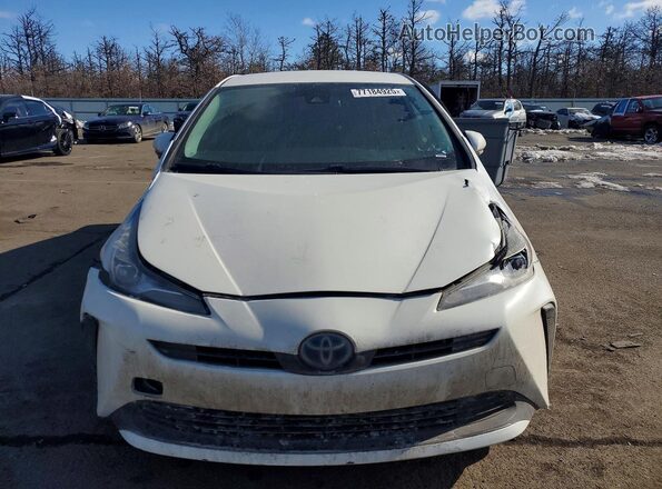 JTDKARFU9K3069999 2019 TOYOTA PRIUS Белый Вид спереди