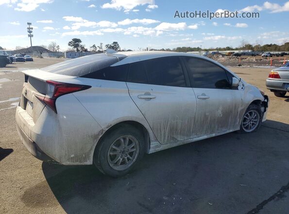 JTDKARFU9K3069999 2019 TOYOTA PRIUS Белый Задняя правая четверть