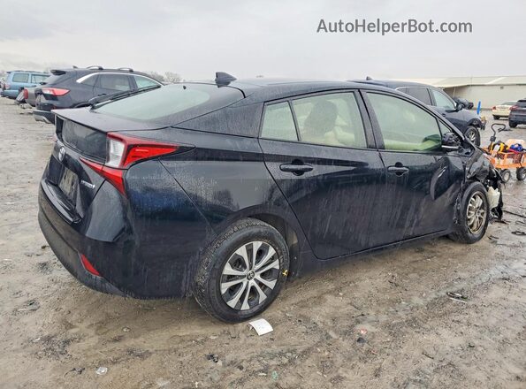 JTDL9RFU2K3012430 2019 TOYOTA PRIUS Черный Задняя правая четверть