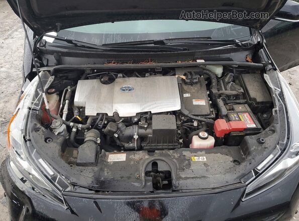 JTDL9RFU2K3012430 2019 TOYOTA PRIUS Черный Вид подкапотного пространства