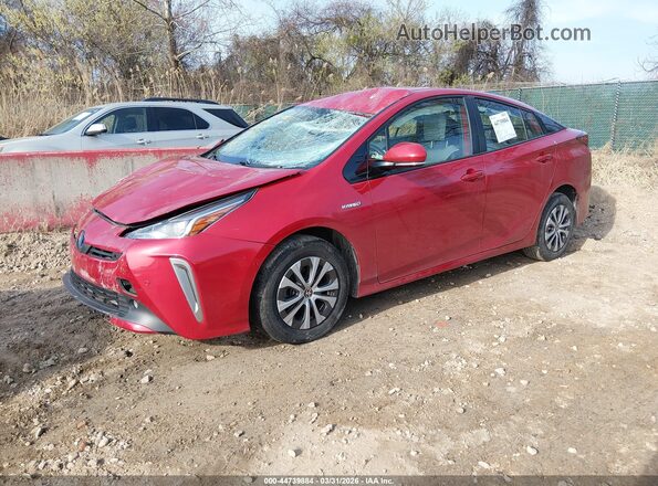 JTDL9RFU4L3014021 2020 TOYOTA LE Красный Передняя левая четверть