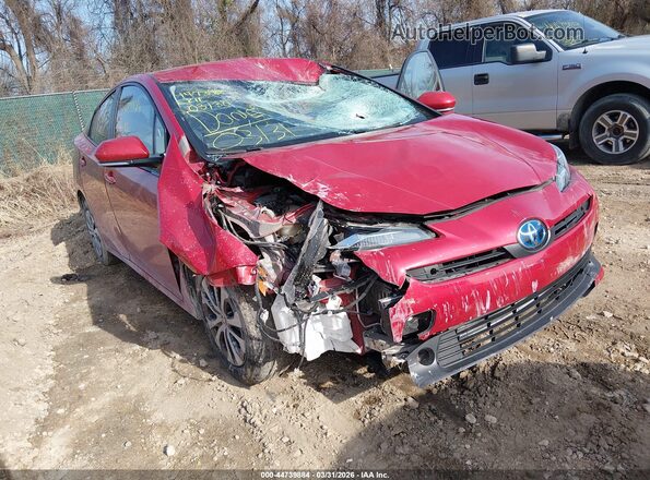 JTDL9RFU4L3014021 2020 TOYOTA LE Красный Вид спереди