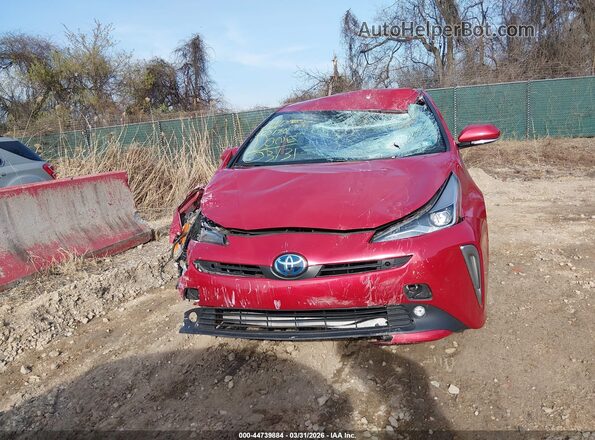 JTDL9RFU4L3014021 2020 TOYOTA LE Красный Вид задней части салона