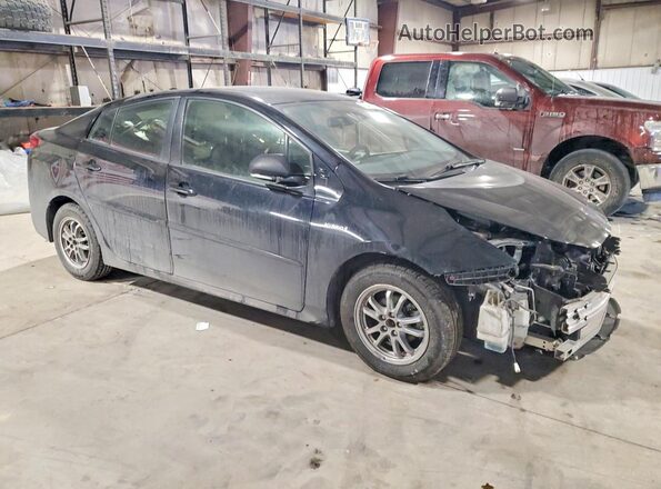 JTDL9RFU8K3011394 2019 TOYOTA PRIUS Черный Передняя правая четверть