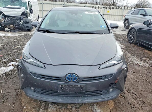 JTDL9RFU9L3022082 2020 TOYOTA PRIUS Серый Вид спереди