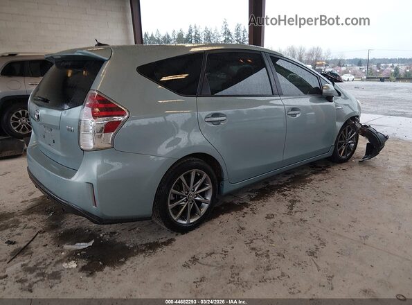 JTDZN3EU3GJ045010 2016 TOYOTA PRIUS V Light Blue Задняя правая четверть