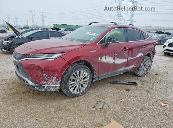 JTEAAAAH6MJ038579 2021 TOYOTA VENZA Red Przód lewy