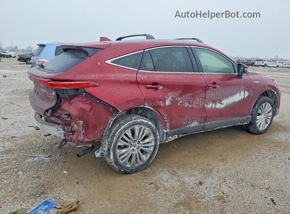 JTEAAAAH6MJ038579 2021 TOYOTA VENZA Red Tył prawy