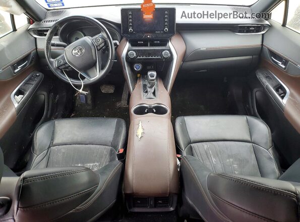 JTEAAAAH6MJ038579 2021 TOYOTA VENZA Red Widok deski rozdzielczej