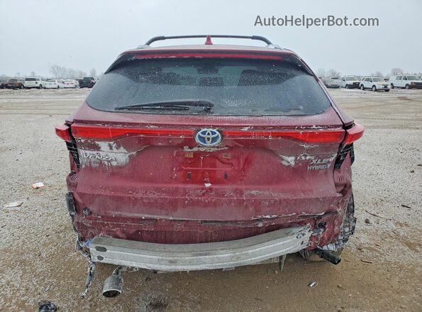JTEAAAAH6MJ038579 2021 TOYOTA VENZA Red Widok z tyłu
