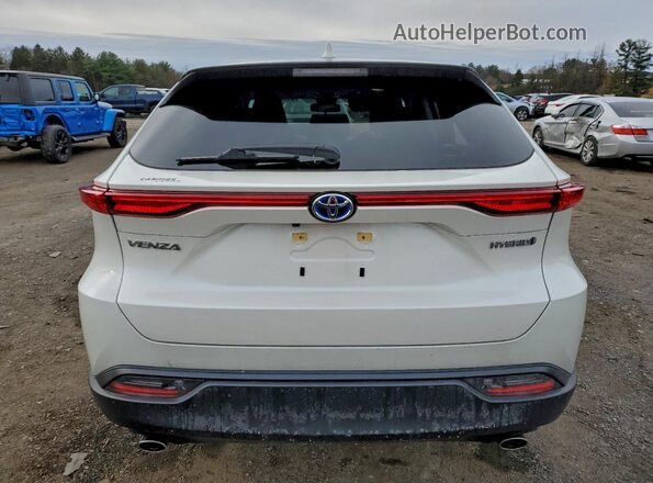 JTEAAAAH8MJ073155 2021 TOYOTA VENZA Белый Вид сзади