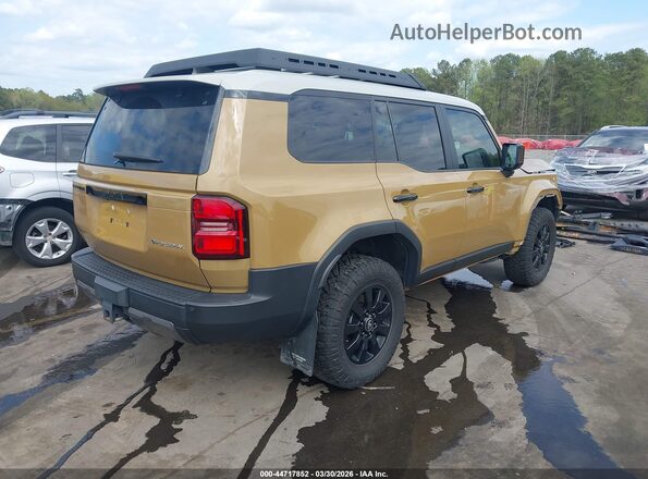 JTEABFAJ6RK008237 2024 TOYOTA LAND CRUISER Желтый Задняя правая четверть