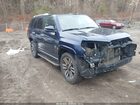 2017 Toyota 4runner Limited Синий vin: JTEBU5JR0H5464052