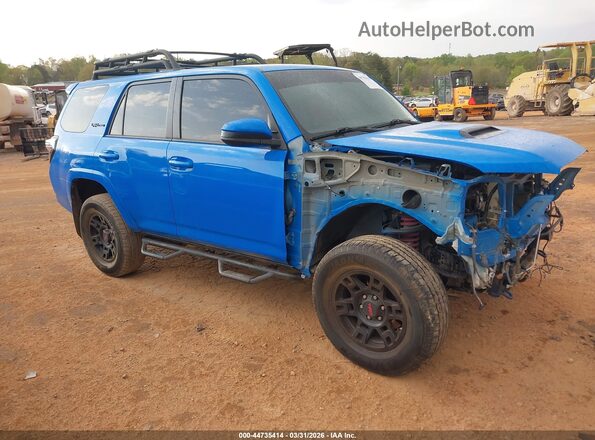 JTEBU5JR5K5674427 2019 TOYOTA 4RUNNER Синий Передняя правая четверть