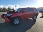 2021 Toyota 4runner Sr5 Red vin: JTEEU5JR2M5236223