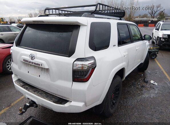 JTEMU5JR7P6092677 2023 TOYOTA 4RUNNER Белый Задняя правая четверть