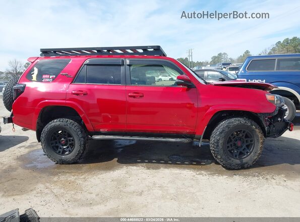 JTERU5JR3M5863692 2021 TOYOTA 4RUNNER Red Vista interior trasera