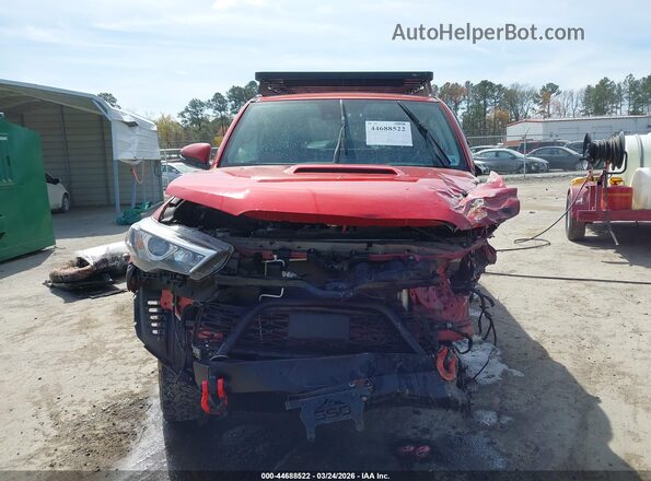 JTERU5JR3M5863692 2021 TOYOTA 4RUNNER Red Vista del cuadro de instrumentos