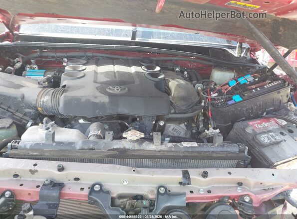 JTERU5JR3M5863692 2021 TOYOTA 4RUNNER Red Vista trasera