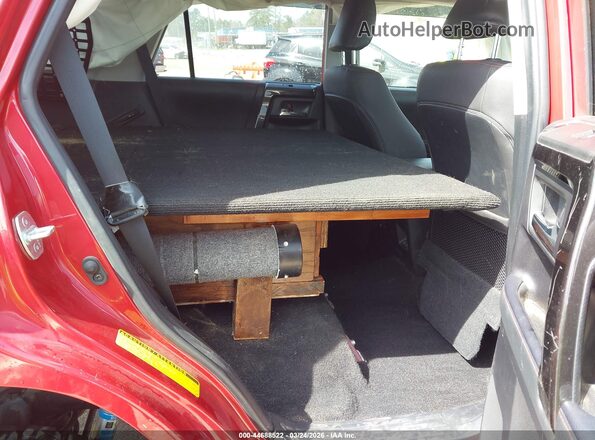 JTERU5JR3M5863692 2021 TOYOTA 4RUNNER Red Vista de la etiqueta del VIN
