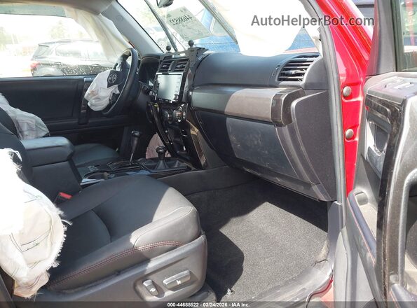 JTERU5JR3M5863692 2021 TOYOTA 4RUNNER Red Vista interior delantera
