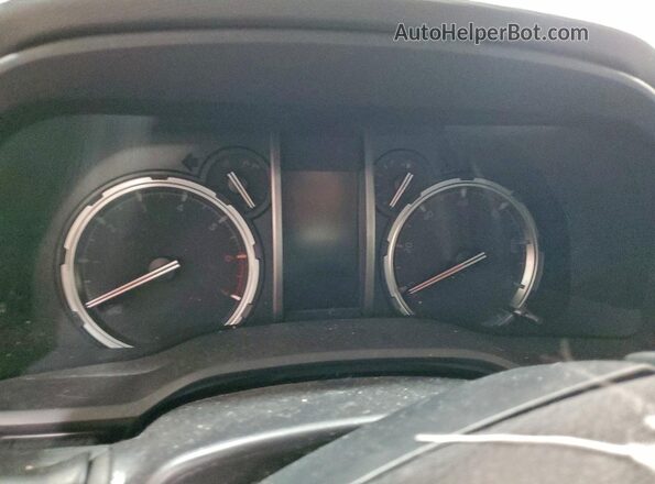 JTESU5JRXN6008758 2022 TOYOTA 4RUNNER Серый Вид щитка приборов