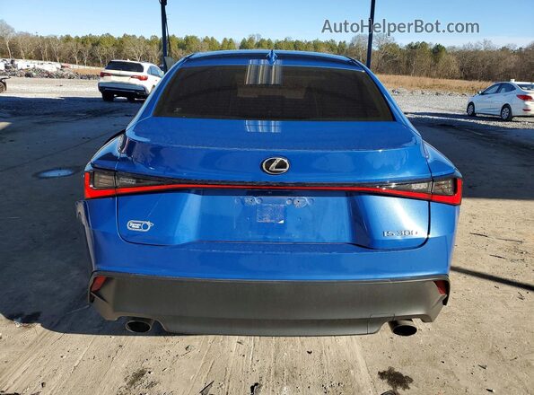 JTHAA1D2XM5114713 2021 LEXUS IS Синий Вид сзади