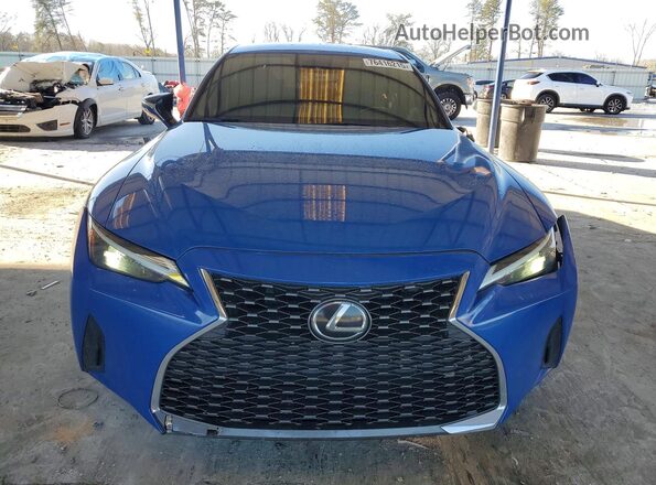 JTHAA1D2XM5114713 2021 LEXUS IS Синий Вид спереди