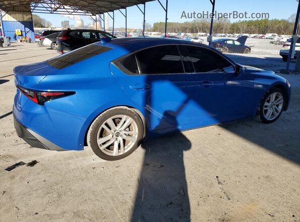 JTHAA1D2XM5114713 2021 LEXUS IS Синий Задняя правая четверть