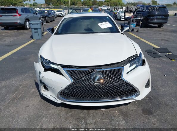 JTHAA5BC7N5012256 2022 LEXUS RC 300 White Vista del cuadro de instrumentos