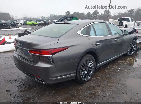 JTHB51FF4J5004079 2018 LEXUS LS 500 Серый Задняя правая четверть