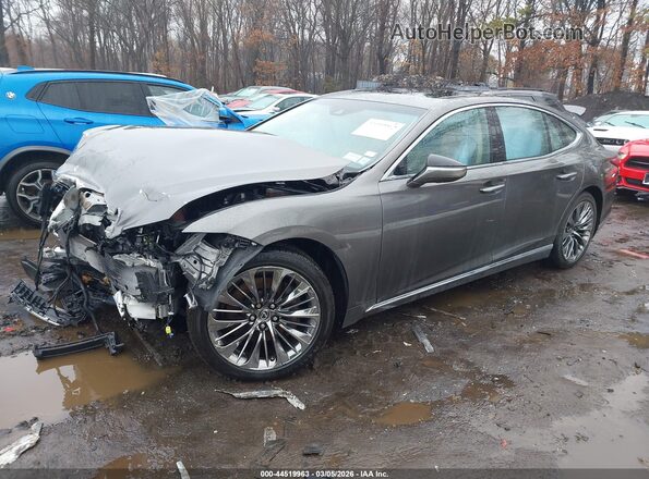 JTHB51FF4J5004079 2018 LEXUS LS 500 Серый Передняя левая четверть