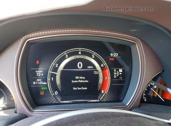 JTHB5LFF5J5002000 2018 LEXUS LS Черный Вид щитка приборов