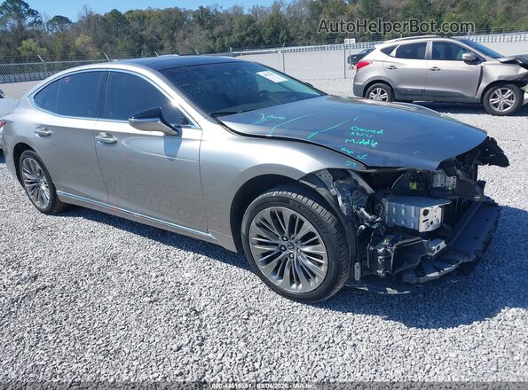 JTHB5LFF9J5004798 2018 LEXUS LS 500 Silver Передня права чверть