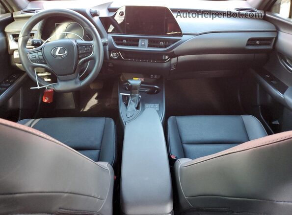 JTHB9JBH5P2067701 2023 LEXUS UX Красный Вид панели приборов