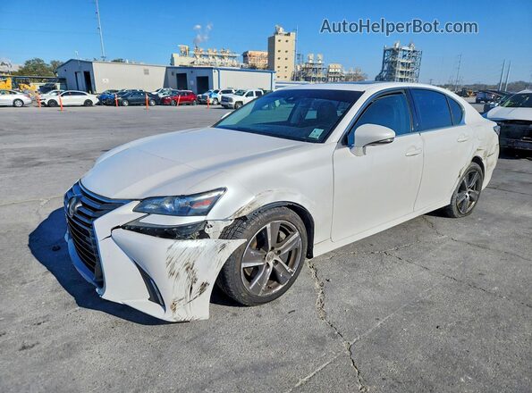 JTHBA1BL3HA005040 2017 LEXUS GS Белый Передняя левая четверть
