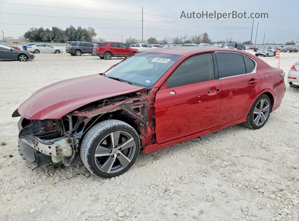 JTHBA1BL6GA000929 2016 LEXUS GS Красный Передняя левая четверть