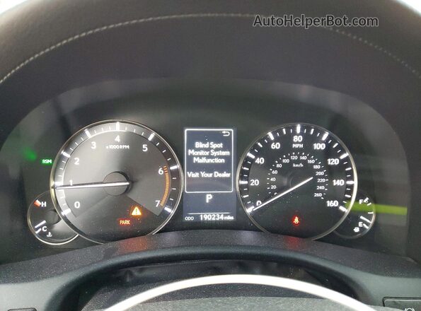 JTHBA1BL6GA000929 2016 LEXUS GS Красный Вид щитка приборов