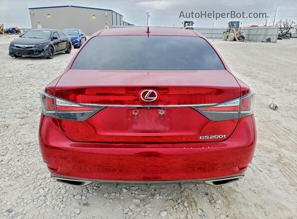 JTHBA1BL6GA000929 2016 LEXUS GS Красный Вид сзади