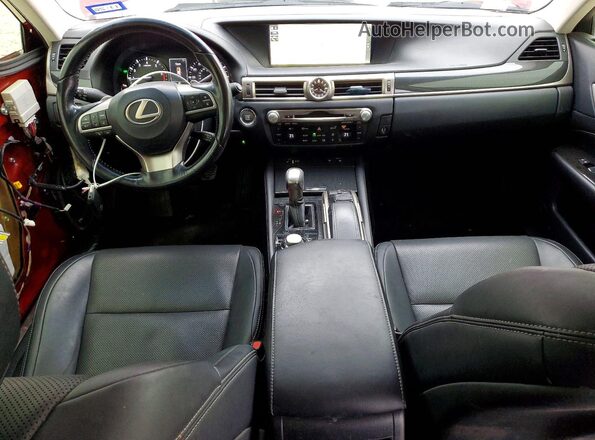 JTHBA1BL6GA000929 2016 LEXUS GS Красный Вид панели приборов