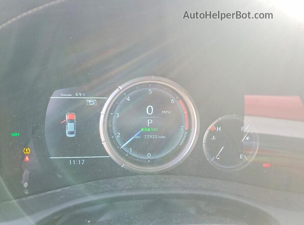 JTHBA1BL9HA004121 2017 LEXUS GS Черный Вид щитка приборов