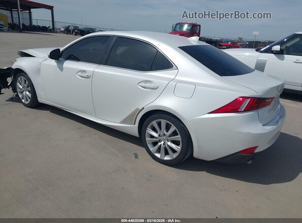 JTHBA1D20G5015195 2016 LEXUS IS 200T Белый Задняя левая четверть