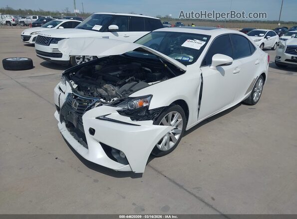 JTHBA1D20G5015195 2016 LEXUS IS 200T Белый Передняя левая четверть