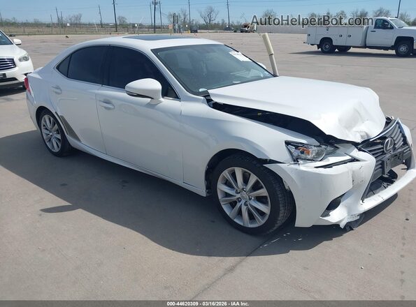 JTHBA1D20G5015195 2016 LEXUS IS 200T Белый Передняя правая четверть