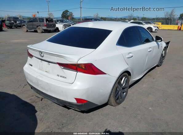 JTHBA1D20H5042575 2017 LEXUS IS 200T Белый Задняя правая четверть